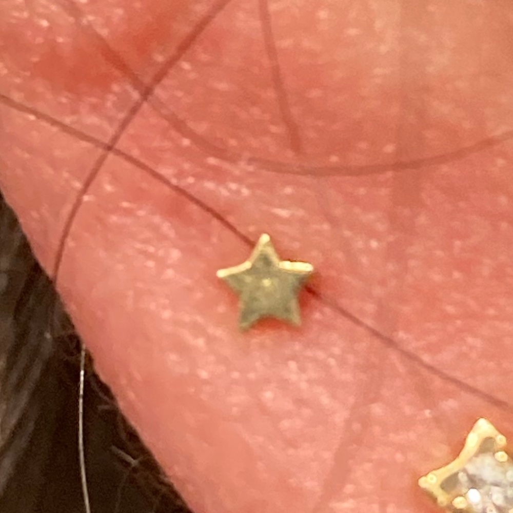 14 Karat Solid Yellow Gold Internally Threaded La… - image 2